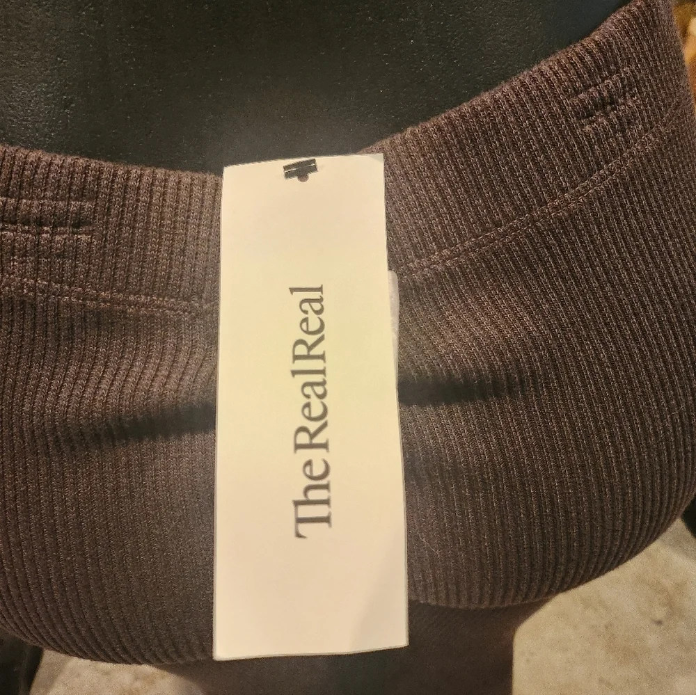 MONROW RIBBED JOGGERS SIZE M